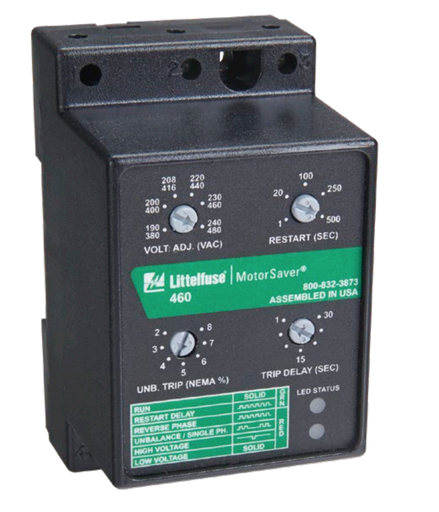 [460-L] 3-Phase Voltage Monitor 190-480/AC Motor Saver