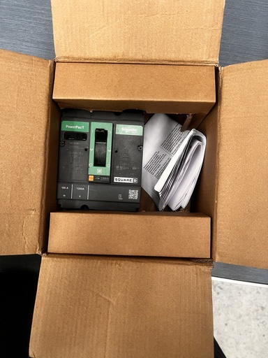 [HDL36100] Interruptor termomagnetico PowerPact marca Schneider de 3 x 100 amp