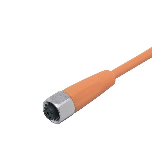 [ADOGH050VAS0005E05] Cable de conexion conector tipo hembra M12 para sensor de flujo 5 hilos